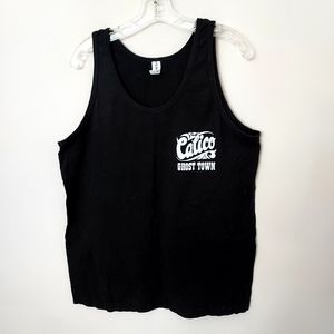 Calico Ghost Town California Glory Hole Black Tank Top - Large Workout